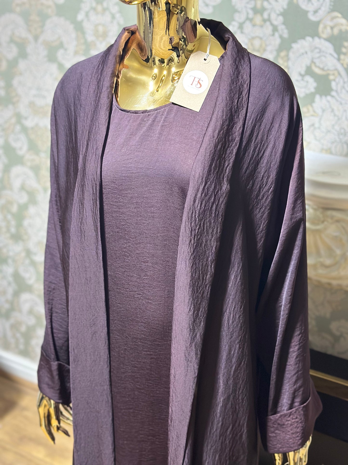 Deep Brown 2 piece abaya