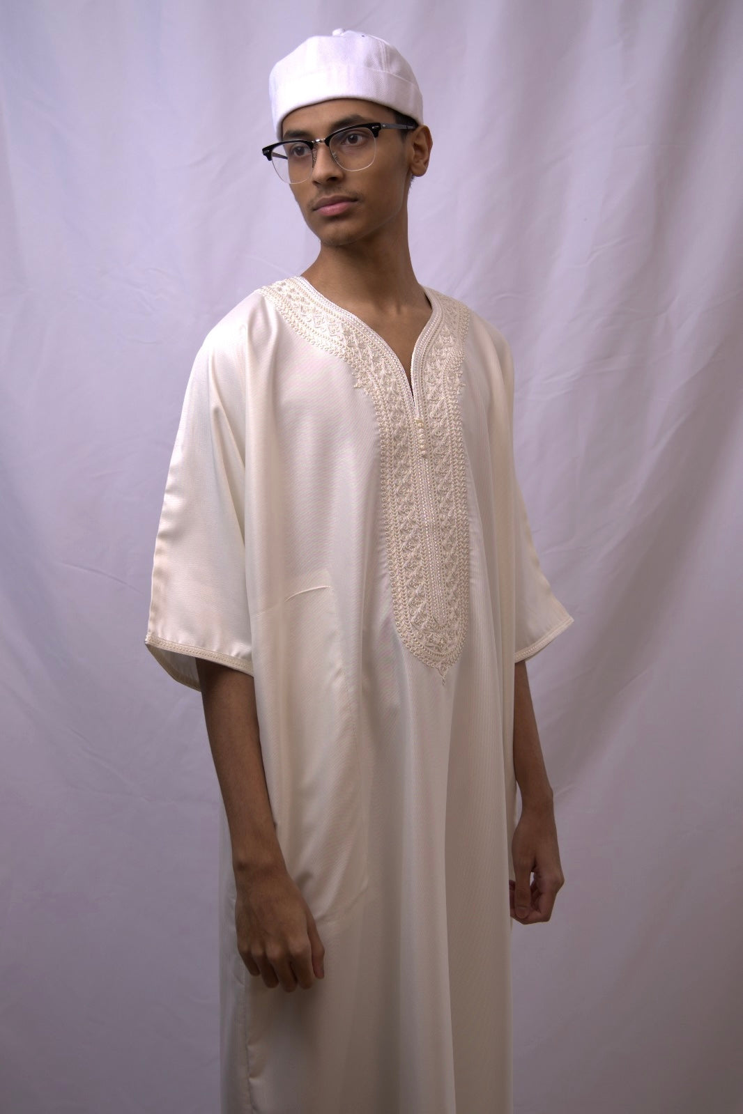 Off White Moroccan Thobe