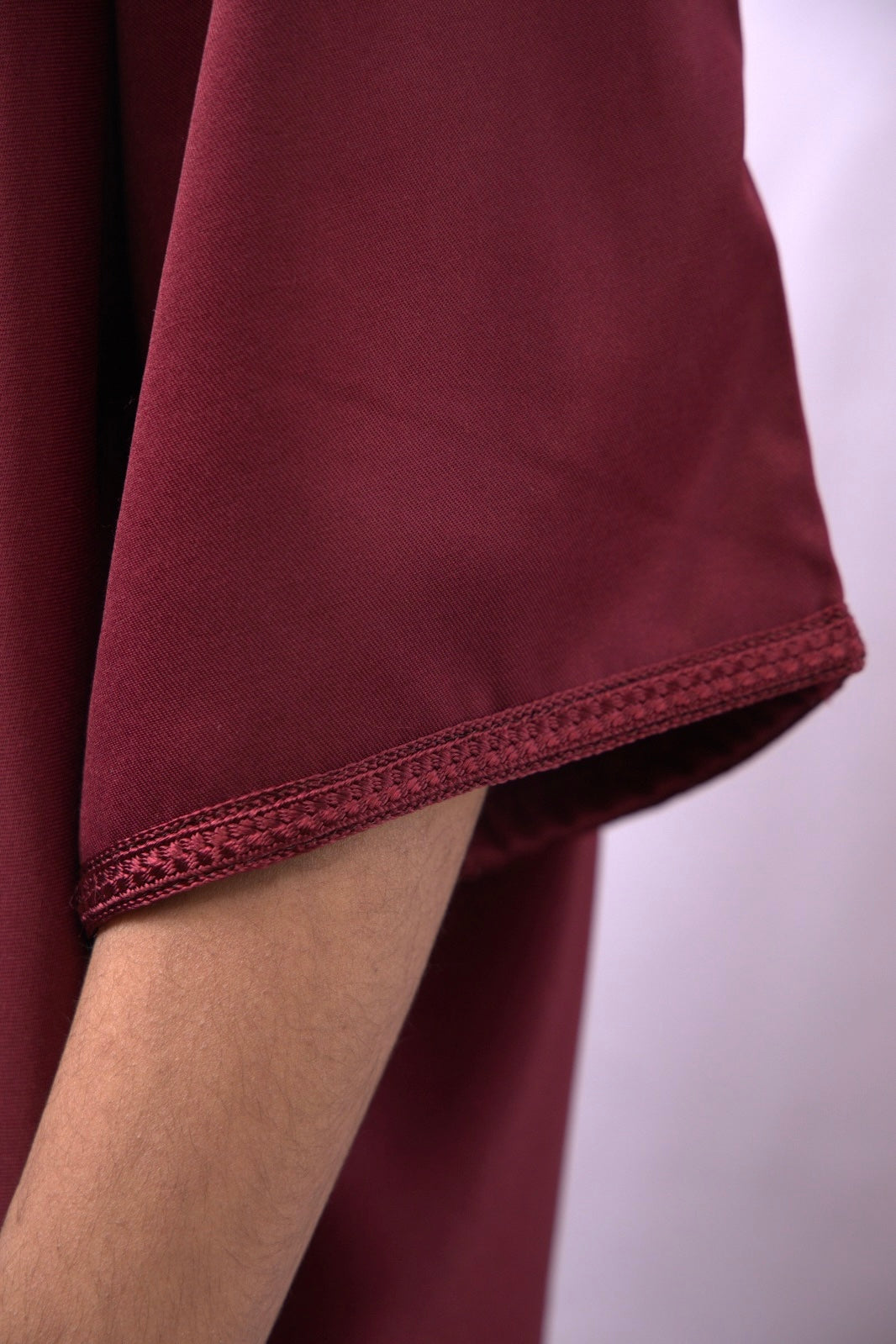 Maroon Moroccan Thobe