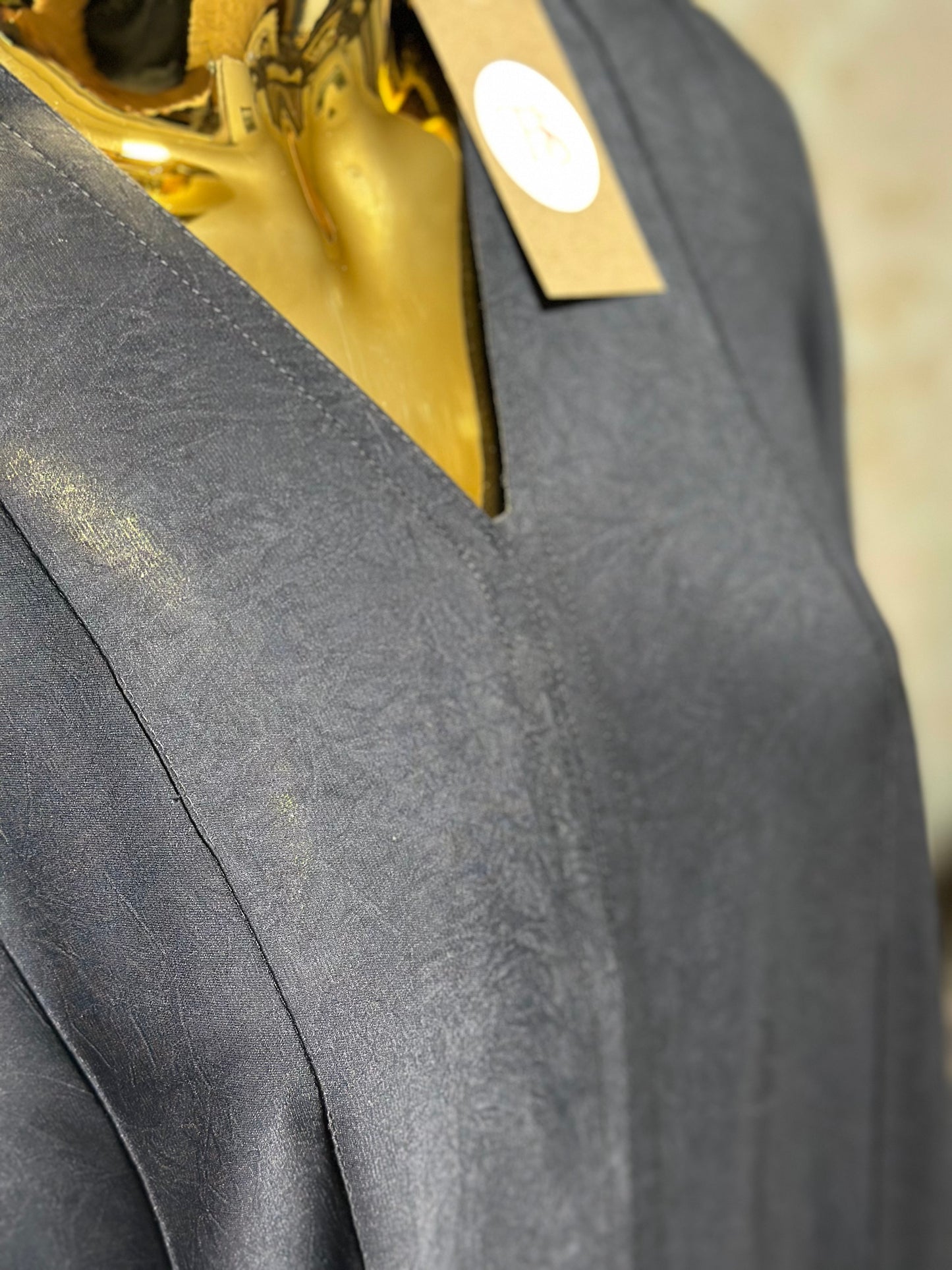 Black fade patterned abaya