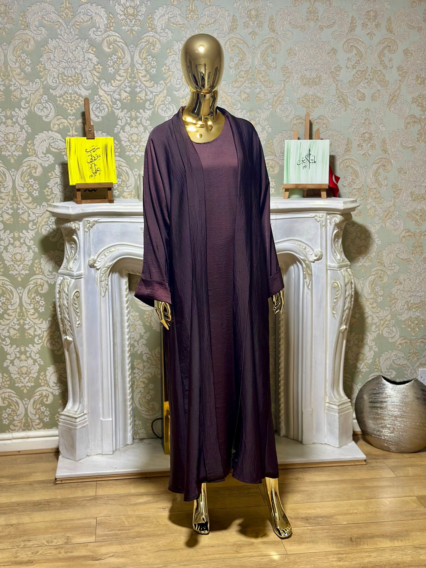 Deep Brown 2 piece abaya