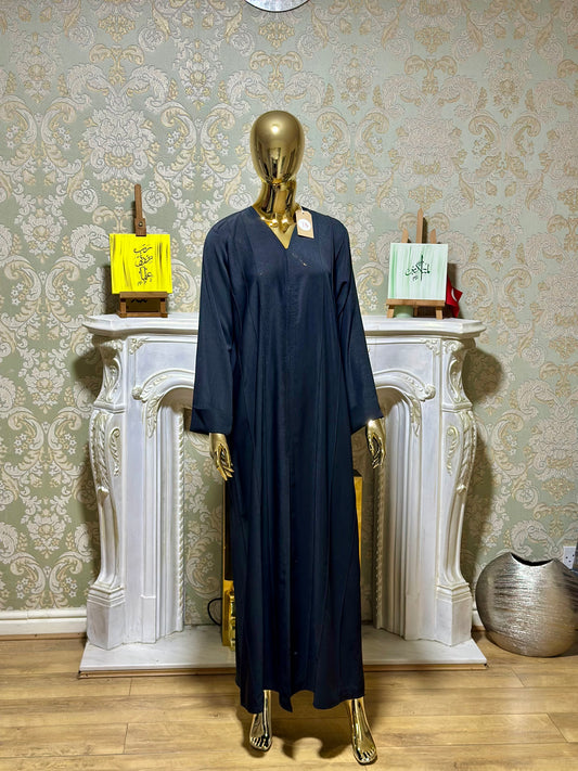Black fade patterned abaya